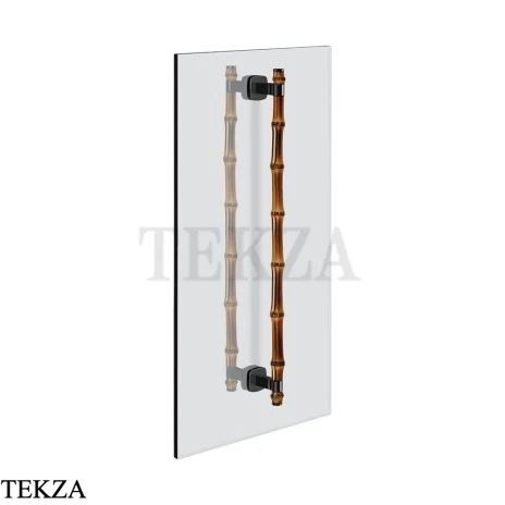 Gessi Jacqueline Полотенцедержатель для крепления на стекло, 60 см 77637-706, black хром глянец