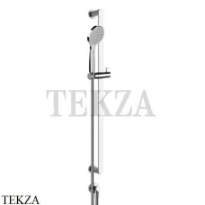 Gessi Emporio Shower Душевая штанга с душевой лейкой 1 режим и выводом 47264-031, хром глянец