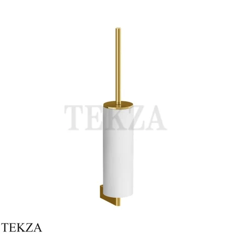 Gessi Origini Туалетный ершик настенный, белый 66419-246, Gold PVD