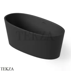 Dea Design Nature Ванна отдельностоящая овальная 160x75 Solid Surface DD8617 1600 16, Black №16