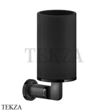 Gessi INCISO accessories Стакан настенный для зубных щеток, черный 58508-706, Black Metal Gessi INCISO accessories Стакан настенный для зубных щеток, черный 58508-706, Black Metal