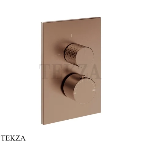 Gessi Habito INTRECCIO Смеситель для душа 3 потока, внешняя часть 70139-708, Copper Brushed PVD