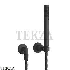 Dornbracht TARA Душевой гарнитур 1 режим, с отдельными розетками 27802892-33, черный матовый