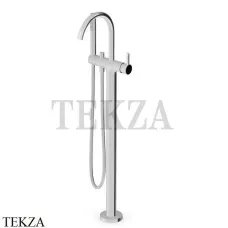 Zucchetti Isy22 Смеситель для ванны напольный, внешняя часть ZIS748, хром глянец