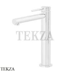 Gattoni Circle One Смеситель для раковины средний, с донным клапаном 9046/90BO, белый матовый