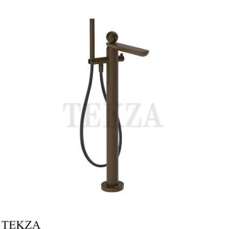 Gessi Perle Смеситель для ванны напольный, внешняя часть 74029-845, бронза Dark Brush