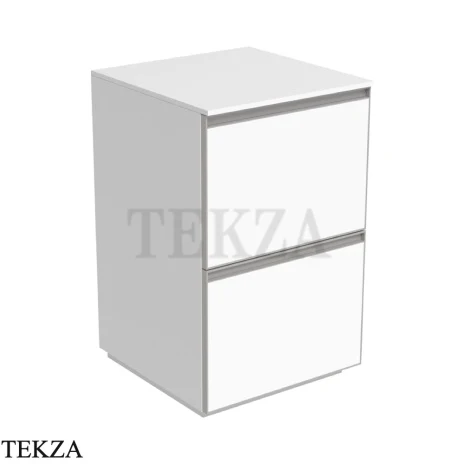 Flaminia Cubika тумба под раковину напольная 50×50×78,5 см, 2 ящика, белый матовый