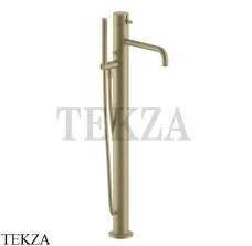 Fantini AF/21 Напольный смеситель для ванны, внешняя часть 27P6A580B, Matt British Gold PVD