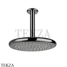 Gessi Goccia Верхний душ с потолочным кронштейном 33766-124, Black Metal глянец