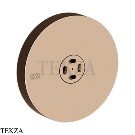 Gessi INCISO SHOWER Боковая форсунка с распылителем 32977-030, Copper PVD