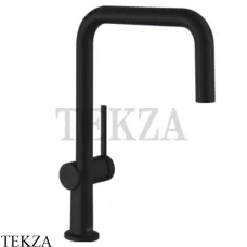 Hansgrohe Talis M54 Смеситель для кухни однорычажный U 220 1jet 72806670, черный матовый