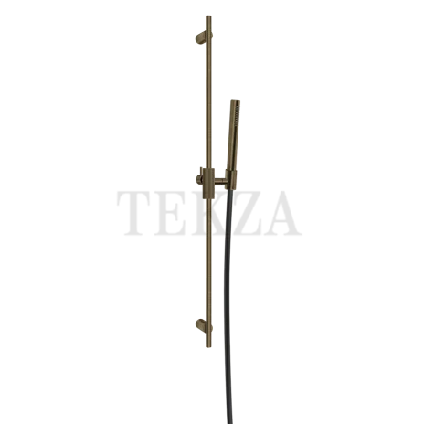Gessi INGRANAGGIO Штанга в комплекте с душевой лейкой 63584-713, Antique Brass