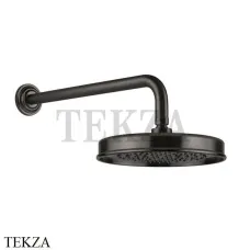 Gessi VENTI20 Верхний душ 200 с настенным креплением 65148-707, Black Metal Brushed Gessi VENTI20 Верхний душ 200 с настенным креплением 65148-707, Black Metal Brushed