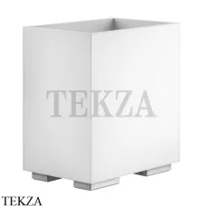 Gessi Rettangolo Ведерко, корзина для мусора, цвет белый 20990-031, хром глянец