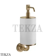 Gessi VENTI20 Дозатор для жидкого мыла настенный белый 65413-726, Warm Bronze Br