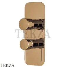 FIMA Carlo Frattini Spillo UP Смеситель для душа с переключателем, 2-3 потока F3039X6ZS, Brushed Amber Bronze
