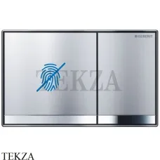 Geberit Sigma60 Клавиша смыва, полоски и рамка 115.640.GH.1, хром глянец, защита от отпечатков