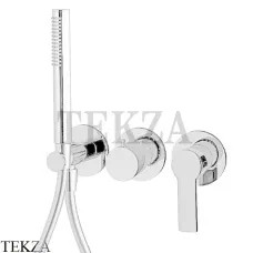 FIMA Carlo Frattini MAST Смеситель для душа, с гарнитуром, F3149WX8BS, белый матовый