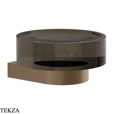 Gessi Perle Мыльница настенная, круглая 74812-761, бронза Coffee