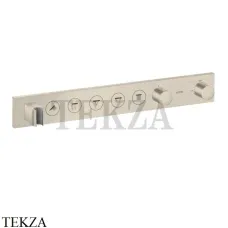 Axor ShowerSelect Термостат для 5 потребителей, внешняя часть 18358820, Brushed Nickel