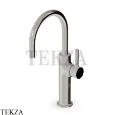 Zucchetti Pan Смеситель для раковины высокий, без гарнитура ZP6586.C8, nickel глянец