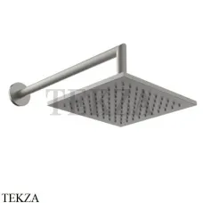 Gessi Emporio Shower Верхний душ с настенным кронштейном 47286-149, Finox Brushed Nickel