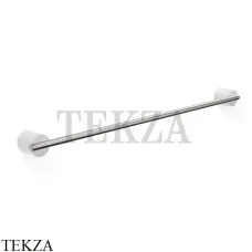Decor Walther Stone White HTE60 Держатель для полотенца 0975255, белый матовый-stainless steel Decor Walther Stone White HTE60 Держатель для полотенца 0975255, белый матовый-stainless steel