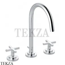 Kludi NOVA FONTE Classic Смеситель для раковины, с донным клапаном 201430520, хром глянец