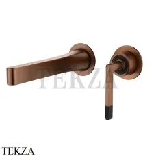 Boheme Duo Смеситель для раковины однорычажный, комплект 165-CB, Copper Brushed