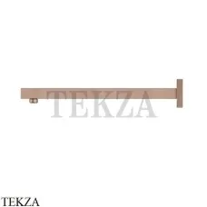 Newform Кронштейн для душа квадрат настенный L=350 27674.59.067, PVD Br. Copper Bronze