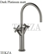 Dornbracht TARA Смеситель для умывальника высокий без гарнитура 22533892-99, Dark Platinum matt