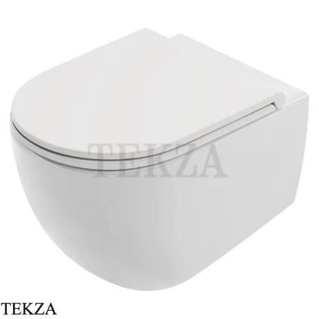 ArtCeram Vita унитаз подвесной чаша без ободка The.Reel VIV001 01 00, белый глянец