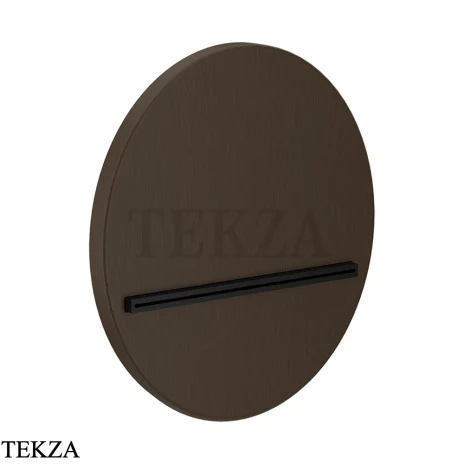 Gessi CASCATA Каскадный излив настенный круглый 65295-845, Dark Bronze