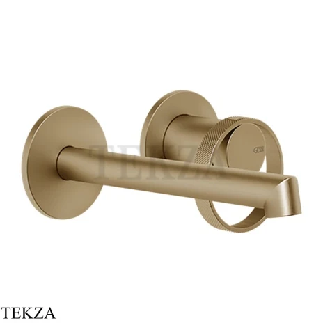 Gessi ANELLO Смеситель для раковины, с коротким изливом, внешняя часть 63381-726, Warm Steel Br. PVD