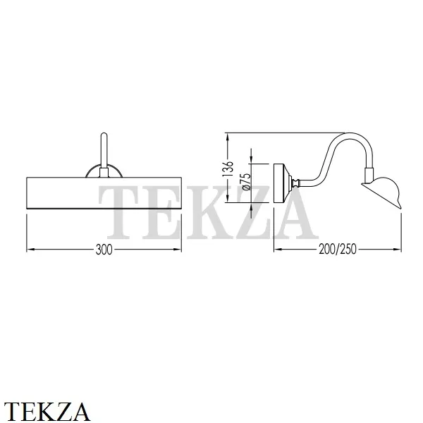 Devon&Devon ARGO Светильник лампа DGLQ30CR, хром глянец