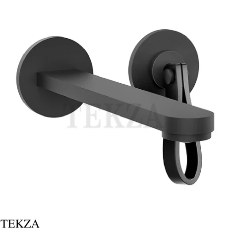 Gessi Pelle Laccetto Смеситель для раковины, внешняя часть, 78488-438, Nero/Matte Black