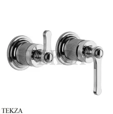 Gessi VENTI20 Смеситель для душа, 2 потока, вешняя часть 65038-031, хром глянец