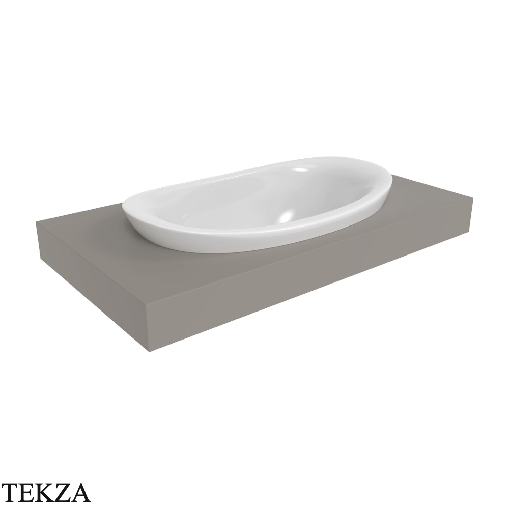 Flaminia IO раковина врезная сверху 75×45×28 см, белый глянец