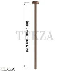 Gessi 316 FLESSA Излив для раковины потолочный 54096-708, Copper Brushed