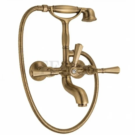 Nicolazzi TEIDE Смеситель для ванны с душем 1901BZ05, бронза classic
