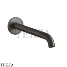 Gessi 316 FLESSA Излив для раковины настенный длинный 54110-707, Black Metal Brushed Gessi 316 FLESSA Излив для раковины настенный длинный 54110-707, Black Metal Brushed
