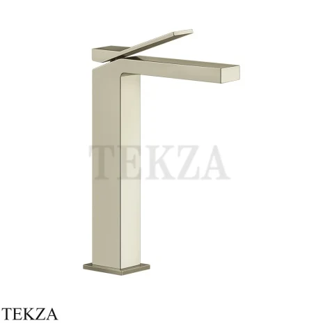 Gessi RETTANGOLO K Смеситель для раковины, без донного клапана 53006-720, Nickel PVD