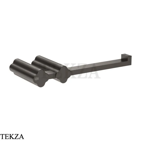 Gessi Ludovica Держатель туалетной бумаги без крышки 76455-707, black хром Brush