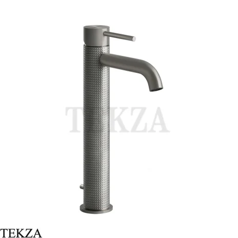 Gessi 316 CESELLO Смеситель для раковины, с донным клапаном 54404-239, Steel Brushed