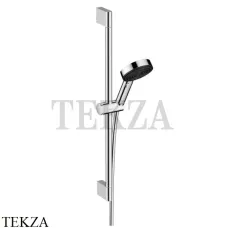 Hansgrohe Pulsify Select Душевой набор, 105 3jet Relaxation со штангой 65 см 24160000, хром глянец