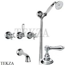 Nicolazzi EL CAPITAN Смеситель для ванны и душа, 1403CR69, хром