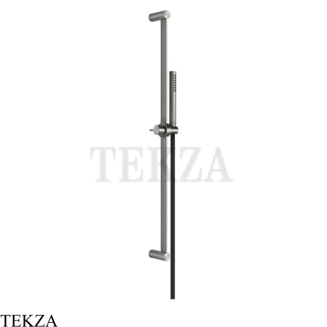 Gessi 316 SHOWER Душевой гарнитур, лейка стержень 54044-239, Steel Brushed