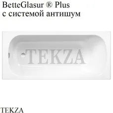 BETTE BETTEFORM Встраиваемая прямоугольная ванна 2941-000 AD PLUS, сталь, антишум, BetteGlasur ® Plus, белый глянец