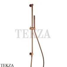 FIMA Carlo Frattini Wellness Душевая штанга, ручной душ латунь, вывод F2009ZL, Amber Bronze