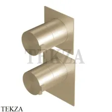 Ritmonio Dot316 Термостат для душа на 1 поток, внешняя часть PR50HC201 ICX, Champagne Stainless Steel